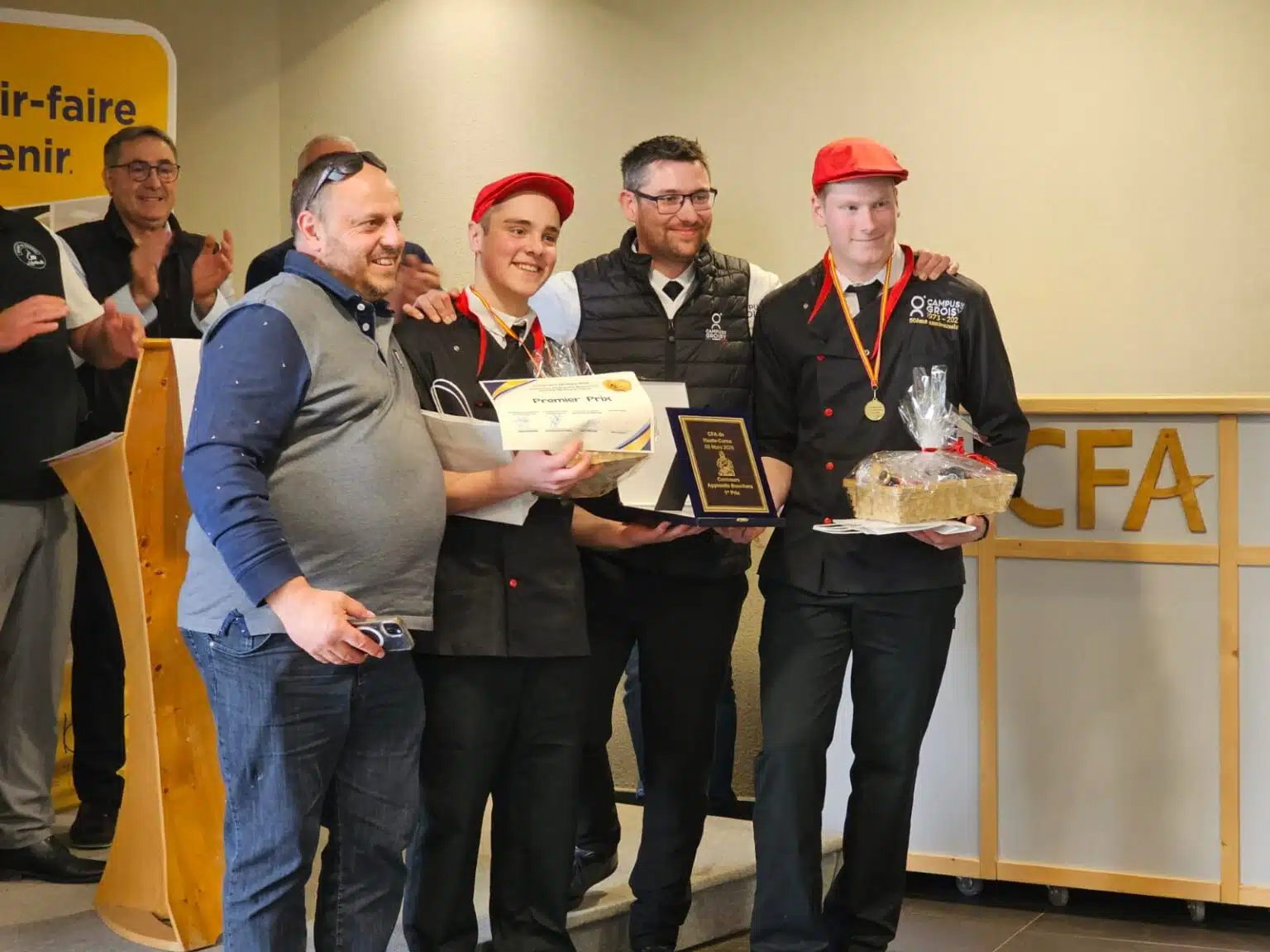 Nos bouchers s'imposent en Corse : Lylian et Baptiste sur la plus haute marche !